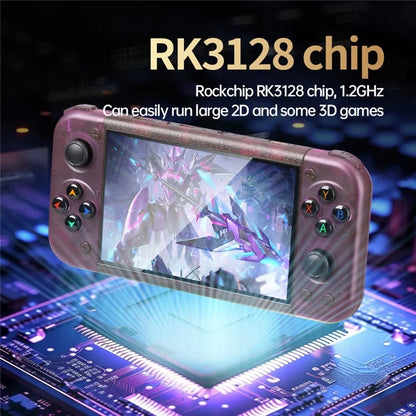 RG50XX 5-inch Screen Handheld Game Console Support Linux System HD TV Output, 15000+ Games