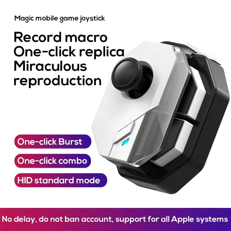 MB02 Mobile Phone Game Joystick Mobile Gaming Controller for iOS 16, Android Phones