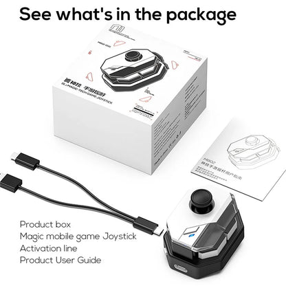 MB02 Mobile Phone Game Joystick Mobile Gaming Controller for iOS 16, Android Phones