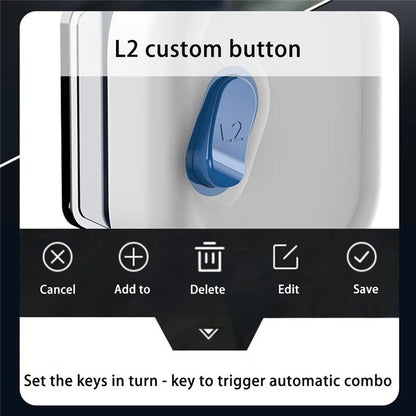 H18 Mobile Phone Game Joystick Mobile Gaming Controller for iPhone, Android Phones