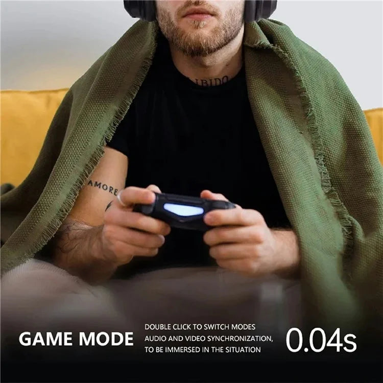 FINGERTIME A06 Over-Ear Headset ANC Active Noise Cancelling 3 Modes Bluetooth Gaming Headphones