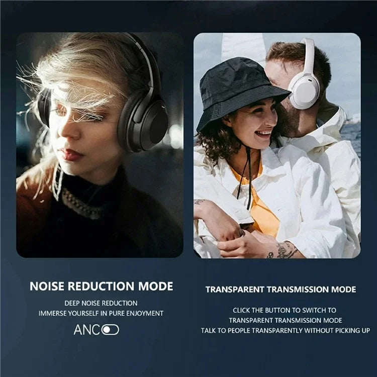 FINGERTIME A06 Over-Ear Headset ANC Active Noise Cancelling 3 Modes Bluetooth Gaming Headphones