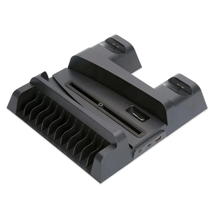 OIVO For Sony PS5 Console Dual Controllers Charger ABS Cooling Stand Holder