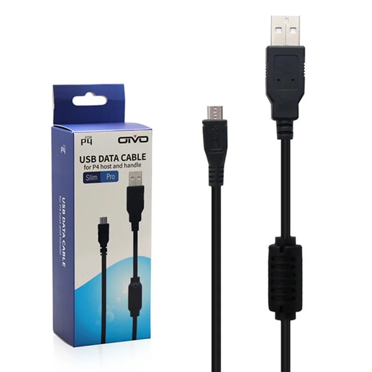 OIVO For Sony PS4 Slim Pro USB to Micro USB 2m Charging Cord Data Cable