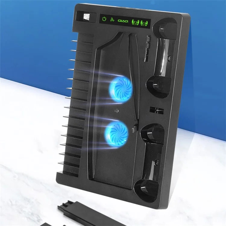 OIVO IV-P5246 For Sony PS5 Console Charge Stand Cooler Base ABS Headset Rack