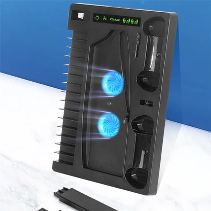 OIVO IV-P5246 For Sony PS5 Console Charge Stand Cooler Base ABS Headset Rack