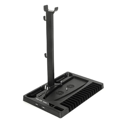 OIVO IV-P5246 For Sony PS5 Console Charge Stand Cooler Base ABS Headset Rack