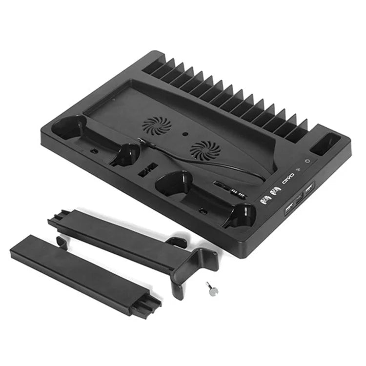 OIVO IV-P5246 For Sony PS5 Console Charge Stand Cooler Base ABS Headset Rack