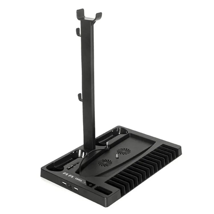 OIVO IV-P5246 For Sony PS5 Console Charge Stand Cooler Base ABS Headset Rack