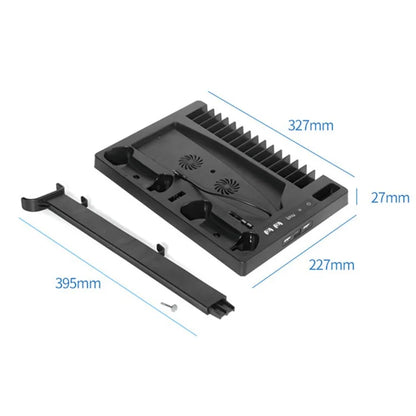 OIVO IV-P5246 For Sony PS5 Console Charge Stand Cooler Base ABS Headset Rack