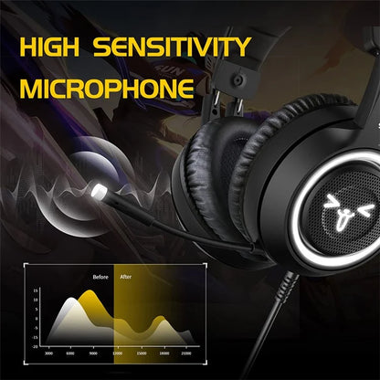 SOMIC G951USB Gaming Headphone USB Wired Over-ear Computer Headset