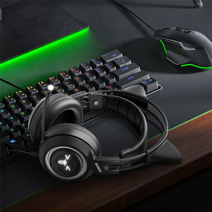 SOMIC G951USB Gaming Headphone USB Wired Over-ear Computer Headset