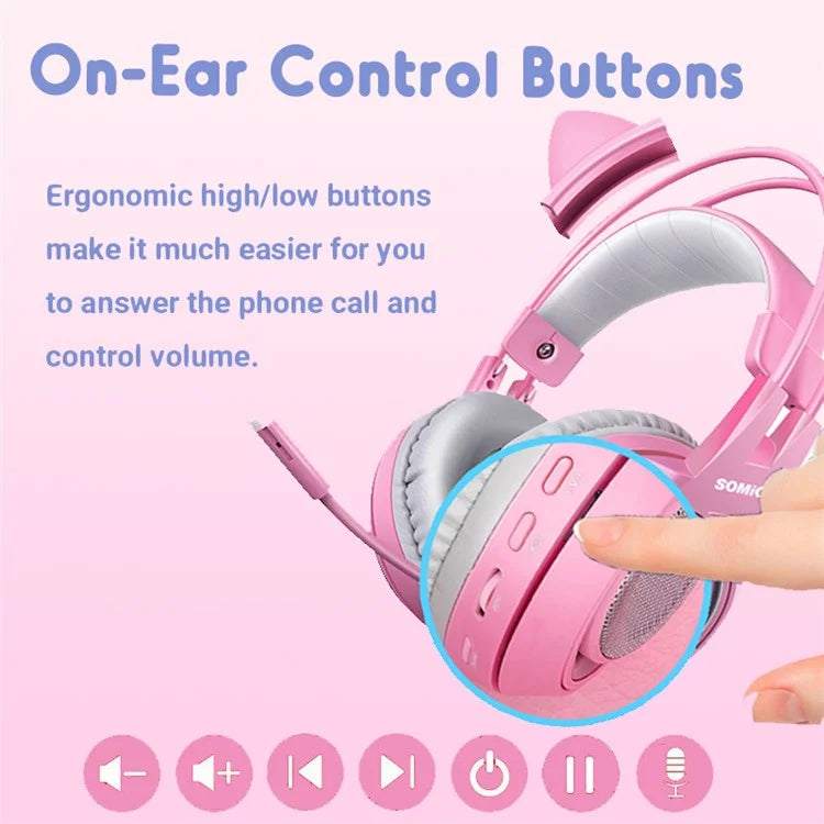 SOMIC G951USB Gaming Headphone USB Wired Over-ear Computer Headset