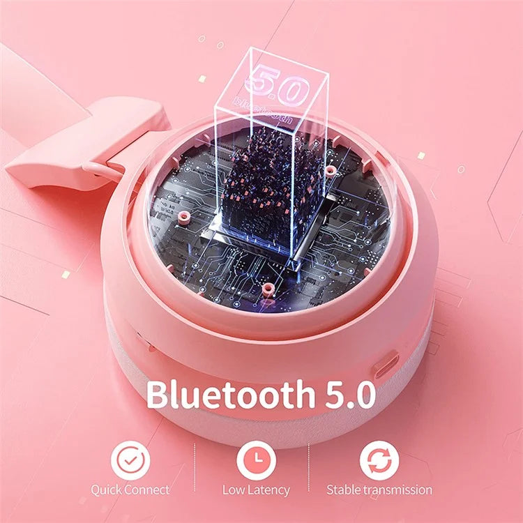 SOMIC GS510 Cat Ear Style Bluetooth Gaming Headset LED Light Wireless Headphone