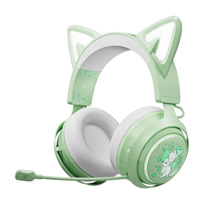 SOMIC GS510 Cat Ear Style Bluetooth Gaming Headset LED Light Wireless Headphone