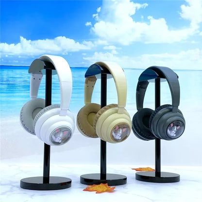 KE-31 Over-Ear Bluetooth Headphones with RGB Lights Wired / Wireless Headset