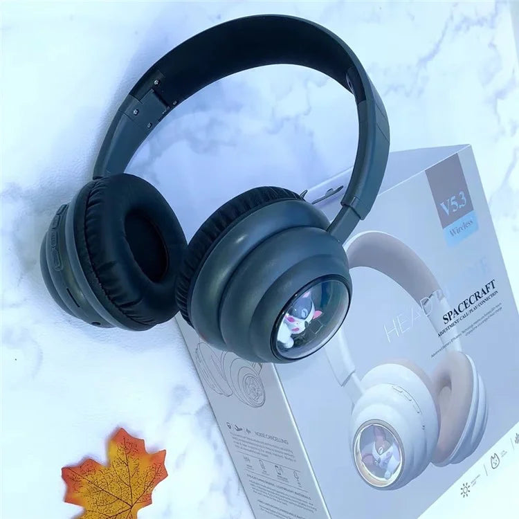 KE-31 Over-Ear Bluetooth Headphones with RGB Lights Wired / Wireless Headset