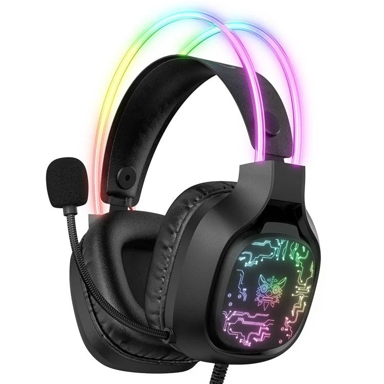 ONIKUMA X22 Over-Ear RGB Gaming Headset with Noise-Canceling Microphone