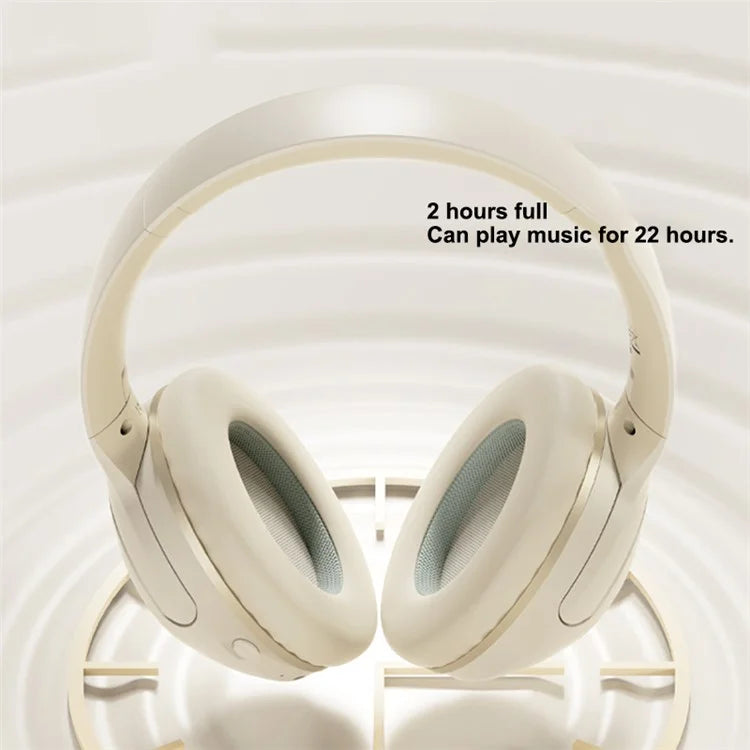 ROCK O3 Wireless On-Ear Headphones Bluetooth Stereo Headset Over Ear Noise Canceling