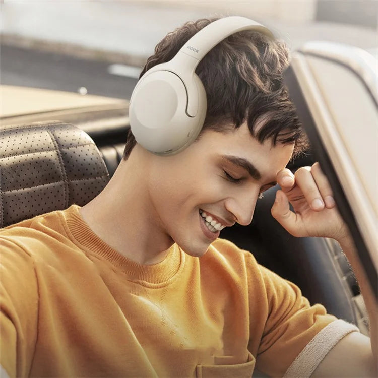 ROCK O3 Wireless On-Ear Headphones Bluetooth Stereo Headset Over Ear Noise Canceling