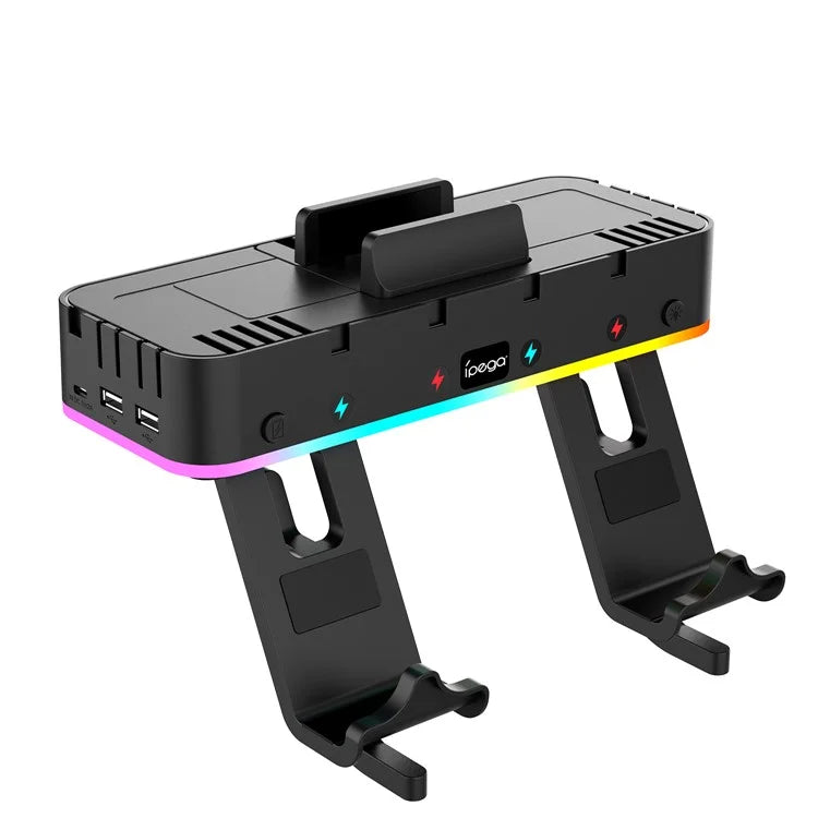 IPEGA PG-SW107 For Nintendo Switch / OLED Wall-mounted Bracket Multi-function RGB Charging Station