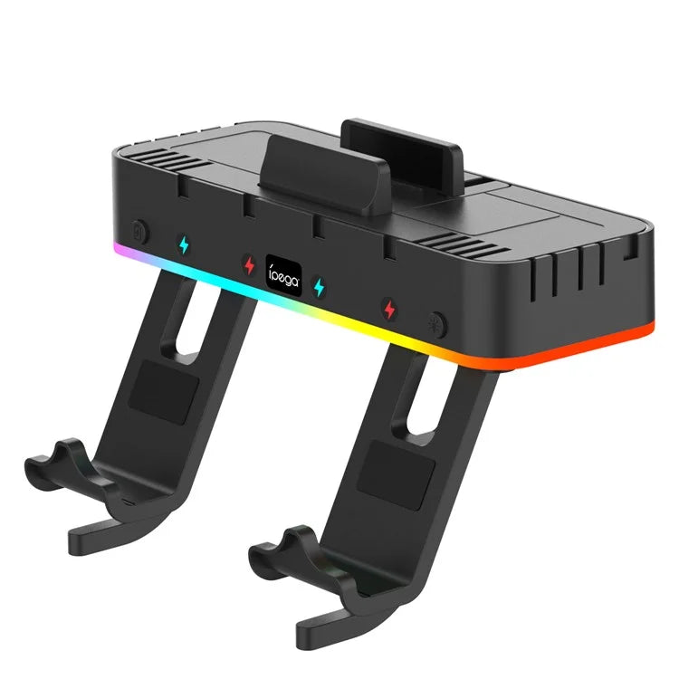 IPEGA PG-SW107 For Nintendo Switch / OLED Wall-mounted Bracket Multi-function RGB Charging Station