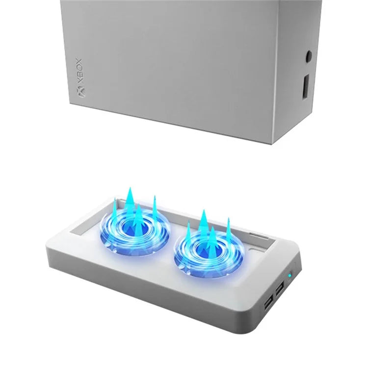 For Xbox Series S Cooling Fan Base Game Console Radiator Fan Cooler Dock