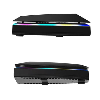 Console Cooling Fan 3 Wind Speed Colorful LED Light for PS5 Console Disc Edition / Digital Edition