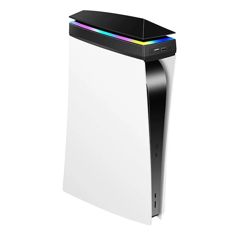 Console Cooling Fan 3 Wind Speed Colorful LED Light for PS5 Console Disc Edition / Digital Edition