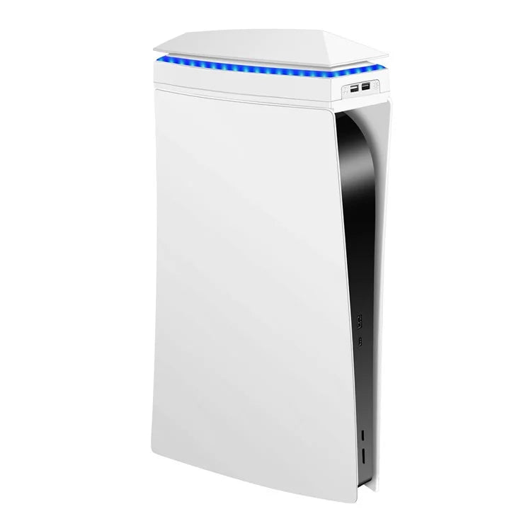 Console Cooling Fan 3 Wind Speed Colorful LED Light for PS5 Console Disc Edition/Digital Edition