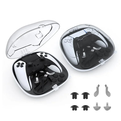 JYS JYS-P5207 For PS5 / PS5 Elite Controller Transparent Window Storage Bag with Accessories