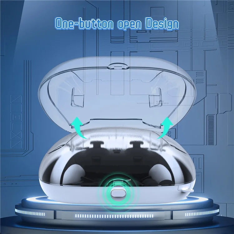 JYS JYS-P5207 For PS5 / PS5 Elite Controller Transparent Window Storage Bag with Accessories