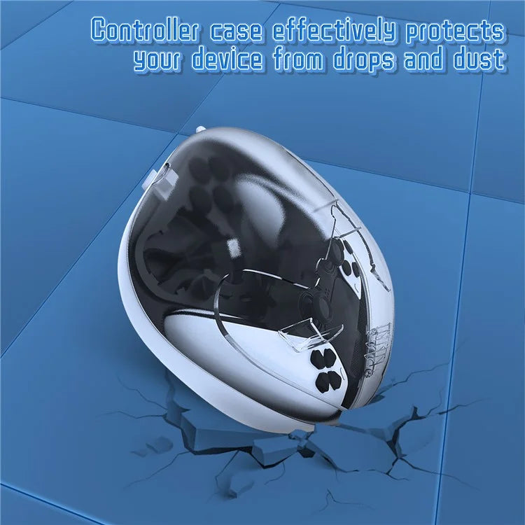 JYS JYS-P5207 For PS5 / PS5 Elite Controller Transparent Window Storage Bag with Accessories