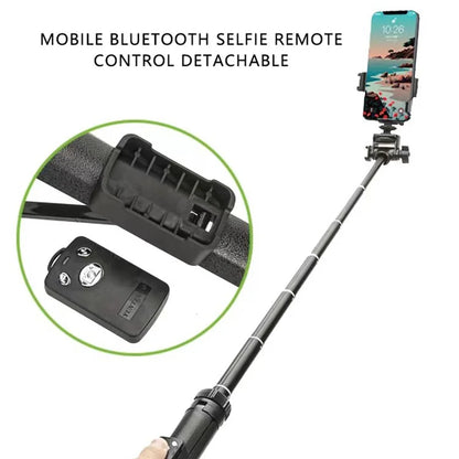 YUNTENG VCT-6688 Camera Phone Holder Live Streaming Extendable Tripod Bluetooth Selfie Stick
