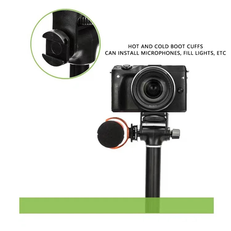 YUNTENG VCT-6688 Camera Phone Holder Live Streaming Extendable Tripod Bluetooth Selfie Stick