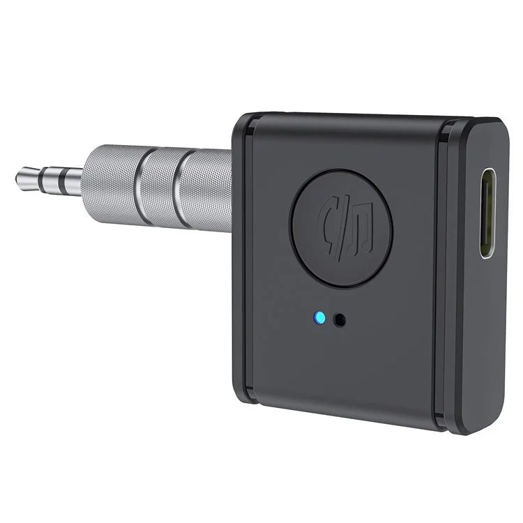 B1 3.5mm Car Audio Adapter HiFi Sound Hand-Free Call Bluetooth 5.3 AUX Receiver