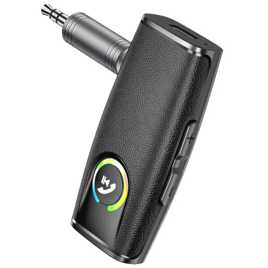EARLDOM ET-M92 Bluetooth 5.3 Car Audio Adapter Hand-Free Call 3.5mm AUX Receiver