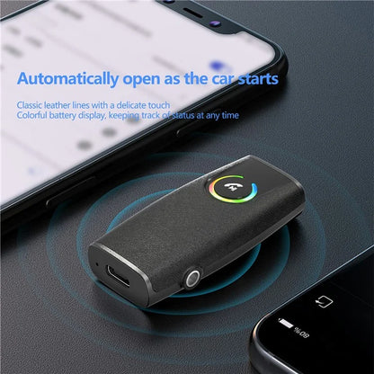 EARLDOM ET-M92 Bluetooth 5.3 Car Audio Adapter Hand-Free Call 3.5mm AUX Receiver