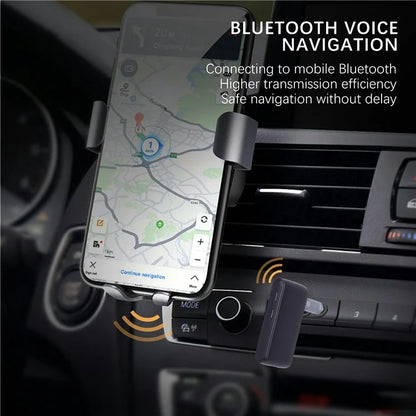 EARLDOM ET-BR02 Bluetooth 5.3 Adapter Hand-Free Call 3.5mm AUX Car Audio Speaker Stereo Receiver