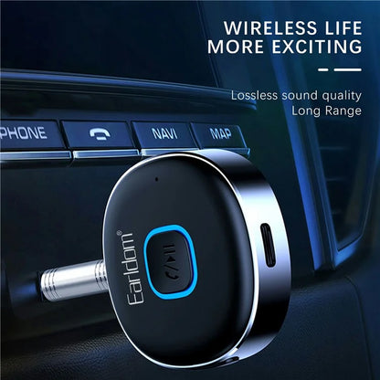 EARLDOM ET-BR03 Bluetooth 5.3 Wireless Receiver 3.5mm AUX Car Audio System Speaker Adapter