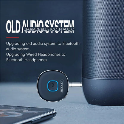 EARLDOM ET-BR03 Bluetooth 5.3 Wireless Receiver 3.5mm AUX Car Audio System Speaker Adapter