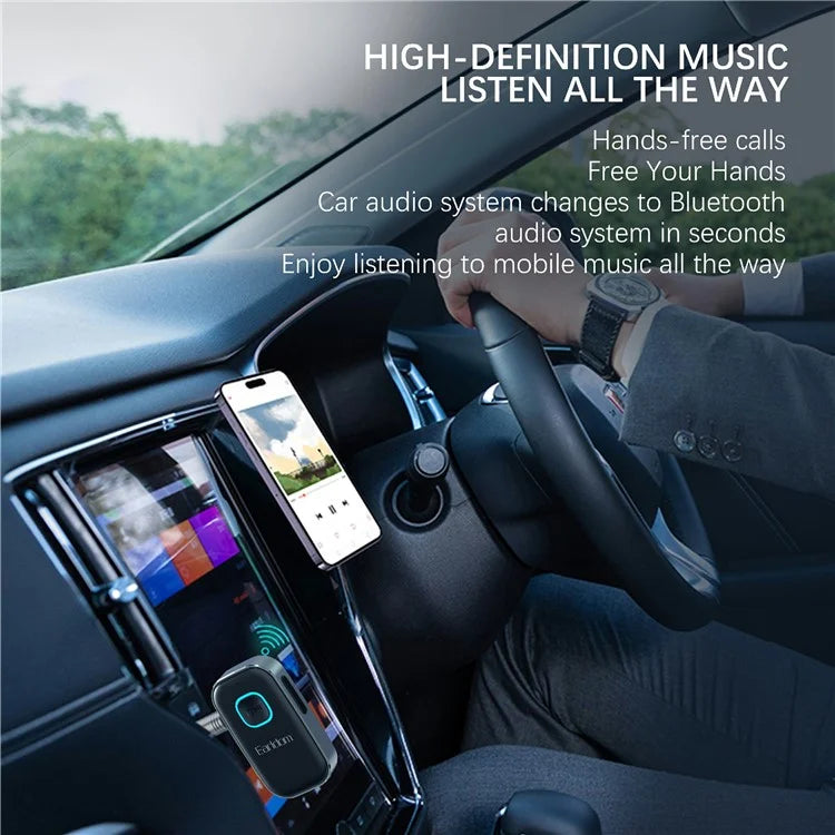 EARLDOM ET-BR04 Bluetooth Receiver 3.5mm AUX Car Audio System Speaker Wireless Adapter