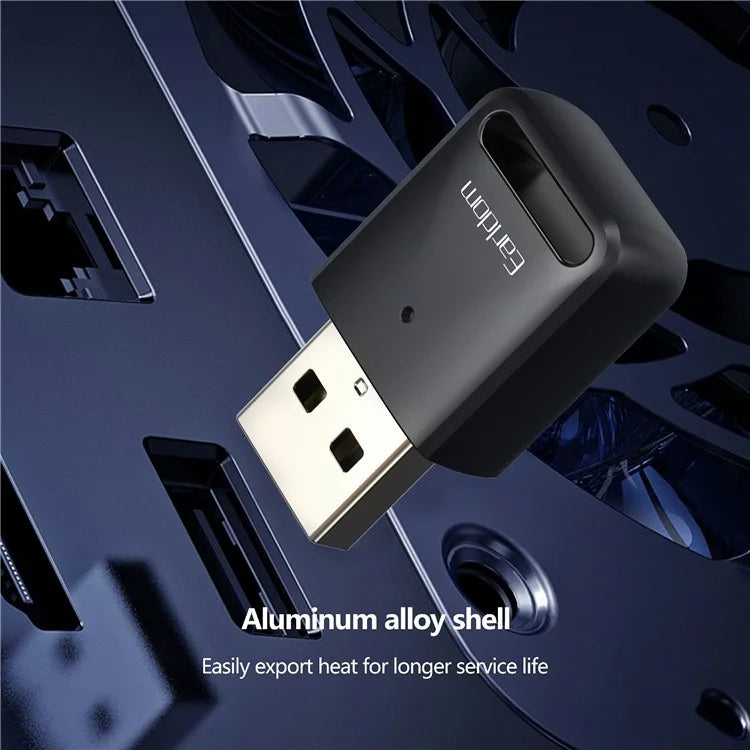 EARLDOM M91 USB Computer Bluetooth 5.0 Receiver Adapter for Mouse, Keyboard, Speaker