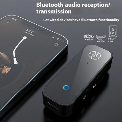 B28 Bluetooth 5.1 Transmitter Receiver 2-In-1 Audio Adapter AUX Connector