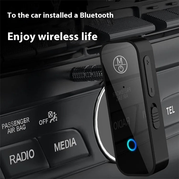 B28 Bluetooth 5.1 Transmitter Receiver 2-In-1 Audio Adapter AUX Connector