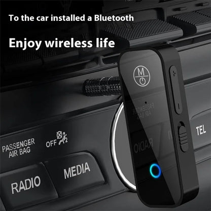 B28 Bluetooth 5.1 Transmitter Receiver 2-In-1 Audio Adapter AUX Connector
