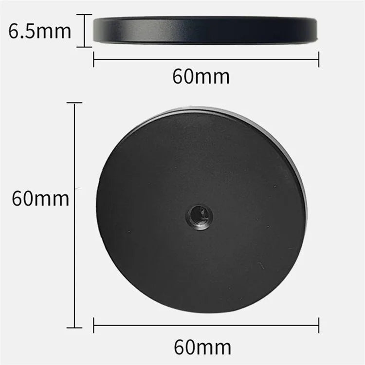 F076+X028 Desktop Magnetic Phone Holder Stand Aluminum Alloy+ABS Tripod