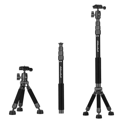 QZSD Q116 Telescopic Phone Camera Holder Selfie Stick Tripod Desktop Floor Stand Live Streaming Bracket