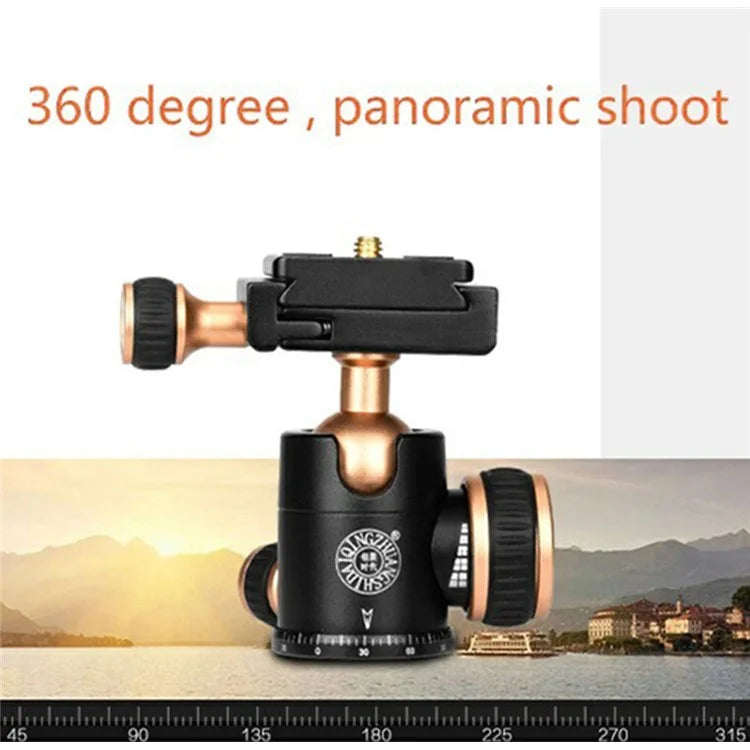 QZSD Q166Z Mini Portable Aluminum Alloy+ABS SLR Camera Stand Desktop Tripod