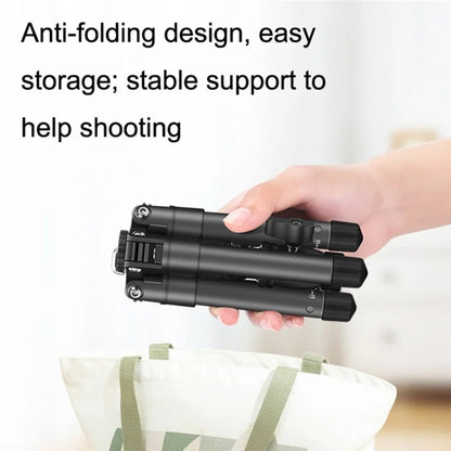 QZSD Q3110 SLR Camera Desktop Stand Aluminum Alloy Telescopic Live Streaming Photography Tripod